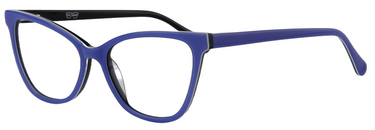 Women Access Eyeglasses : Madden - Blue Black - SpecSMART Eye Clinic (Diagonal View)